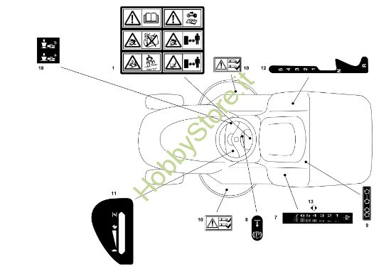Picture of Etichette (1/2) OM 102C/18,5H Cat.2011 Trattorino