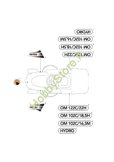 Picture of Etichette (2/2) OM 102C/18,5H Cat.2011 Trattorino