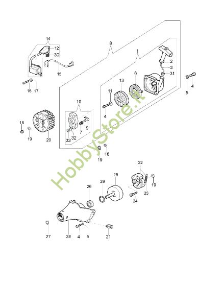 Picture of Avviamento e frizione SPARTA 440 BP (Euro2) Decespugliatore