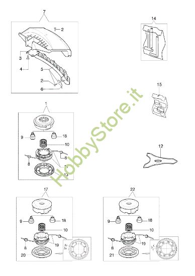 Picture of Accessori SPARTA 440 BP (Euro2) Decespugliatore
