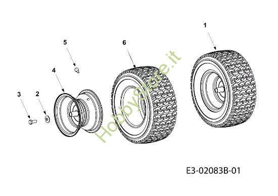 Picture of Ruote posteriori KROSSER 80/12,5 T Cat.2011 Trattorino