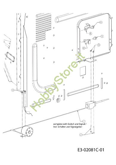 Picture of Interruttore sacco pieno KROSSER 92/16 H Cat. 2011 (13XXXXXX636) Trattorino