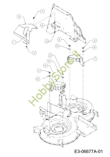 Picture of Protezione cinghie KROSSER 92/16 H Cat. 2011 (13XXXXXX636) Trattorino