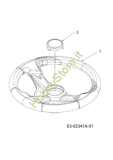Picture of Volante KROSSER 105/17,5 H Cat. 2011 (13XXXXXX636) Trattorino