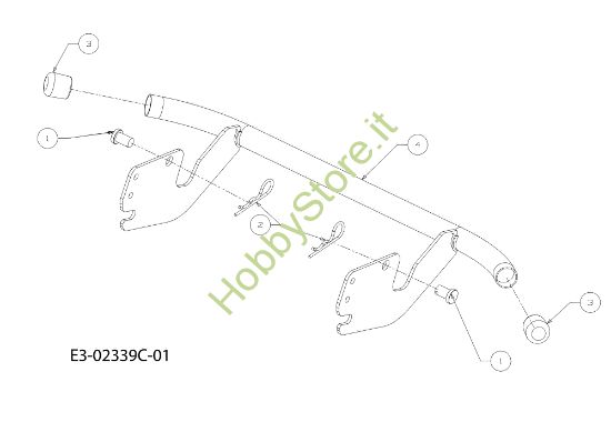 Picture of Paraurti KROSSER 105/22 H Cat. 2011 (13XXXXXX636) Trattorino