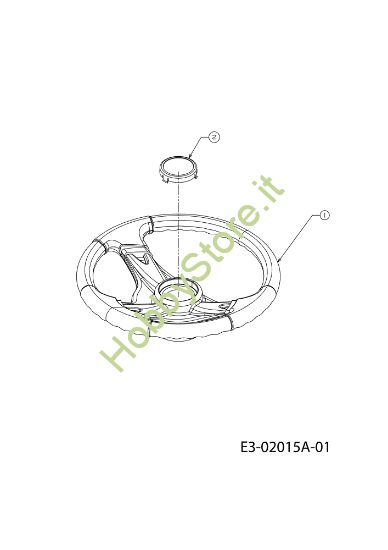 Picture of Volante TORNADO 108/18,5 H Cat.2011 Trattorino