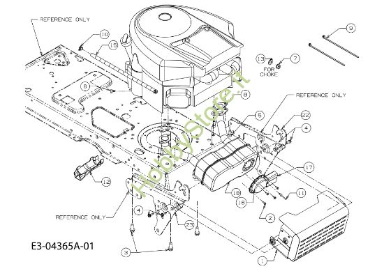 Picture of Motore TORNADO 108/20 H Cat.2011 Trattorino