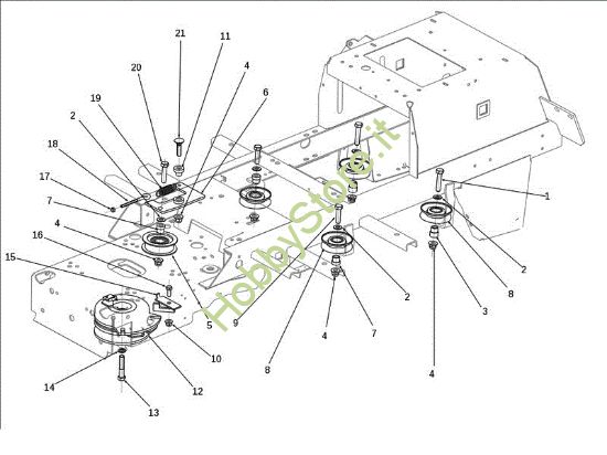 Picture of Puleggia frizione OM 106J/17,5H Cat.2011 Trattorino