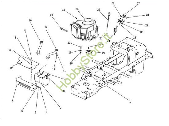 Picture of Motore OM 124J/22 H Cat.2011 Trattorino
