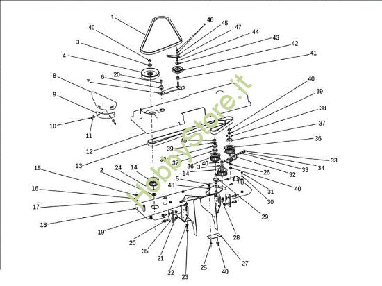 Picture of Piatto di taglio (2/2) OM 124J/22 H Cat.2011 Trattorino