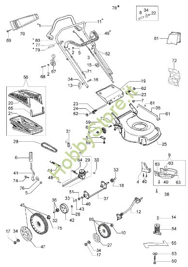 Picture of Esploso G 48 TK ALLROAD (K650) Rasaerba