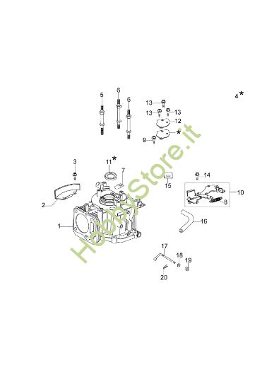 Picture of Cilindro e basamento G 53 PK (K650) Rasaerba