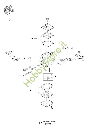 Picture of Carburatore HD-48A (EURO0) GS 650 Motosega