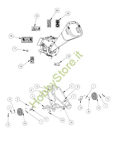 Picture of Esploso 1 SH 300 Biotrituratore