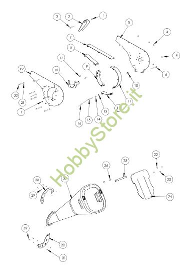 Picture of Esploso 3 SH 300 Biotrituratore