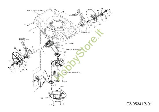 Picture of Assale posteriore G 55 VBX 4-IN-1 Cat. 2012 Rasaerba
