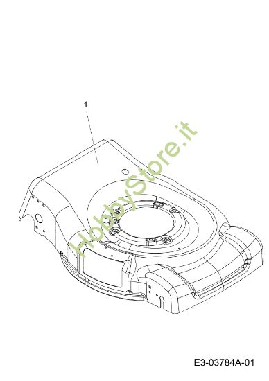 Picture of Carcassa G 55 VBX 4-IN-1 Cat. 2012 Rasaerba