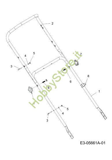 Picture of Manubrio G 55 VBX 4-IN-1 Cat. 2012 Rasaerba