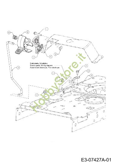 Picture of Pedali KROSSER 92/13 T Cat.2012 Trattorino