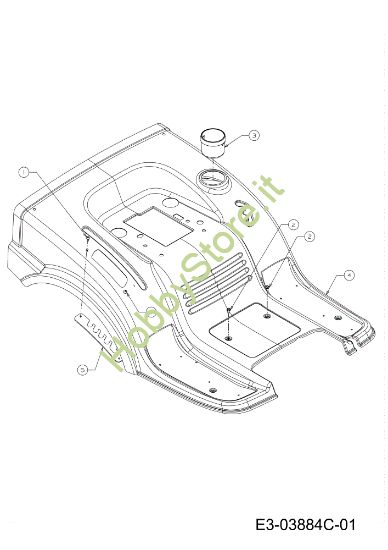 Picture of Carrozzeria posteriore KROSSER 92/15,5 T France Cat.2012 Trattorino