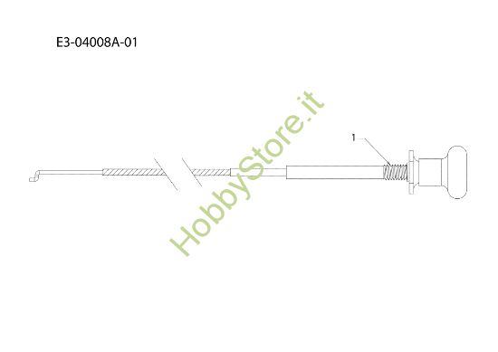 Picture of Cavo starter TORNADO 108/15,5 T Cat.2012 Trattorino