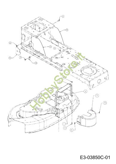 Picture of Protezione cinghie TORNADO 97/13 T Cat.2012 Trattorino