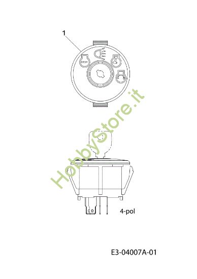Picture of Schema elettrico (2/2) TORNADO 97/13 T Cat.2012 Trattorino