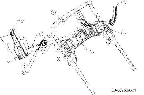 Picture of Plancia comandi G 55 VBX 4-IN-1 Cat. 2013 Rasaerba