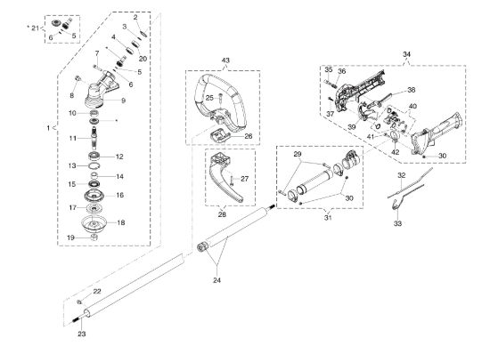 Picture of Trasmissione BC 350 S Decespugliatore