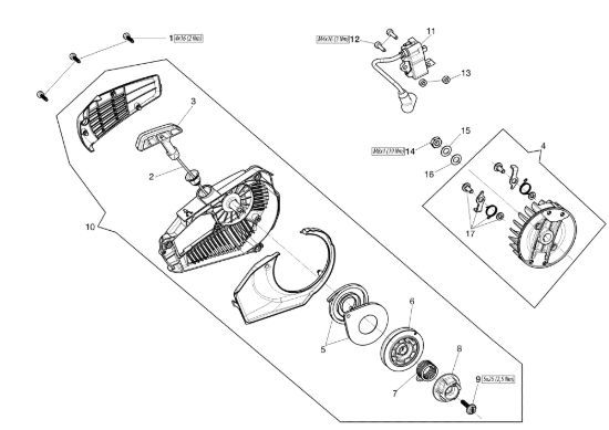 Picture of Avviamento GST 250 Motosega