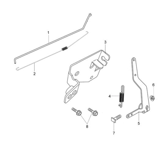 Picture of Leve di controllo G 44 PK COMFORT (K600 - AUTOCHOKE) Rasaerba