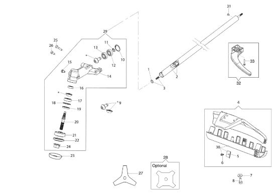 Picture of Decespugliatore Applicazione (Decespugliatore) BC 241 D (Ø 24/26 mm)