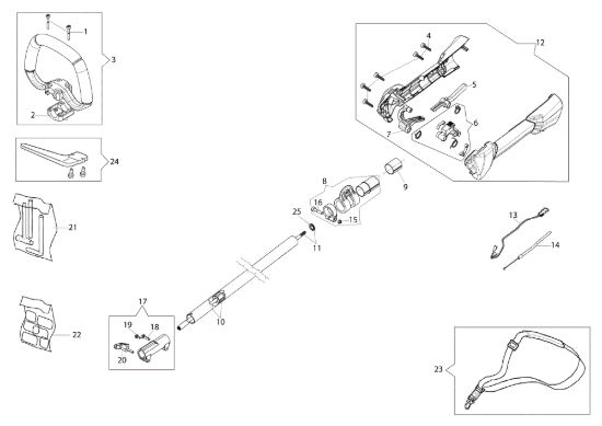 Picture of Trasmissione Unità motore BC 241 D (Ø 24/26 mm)