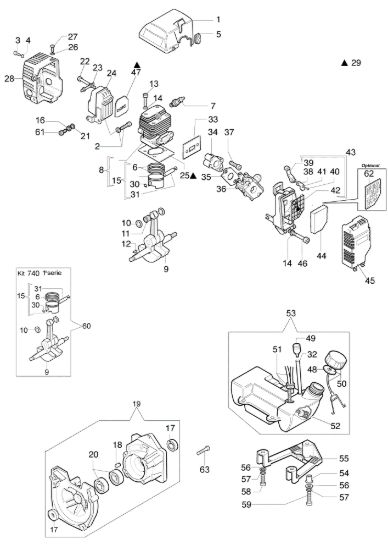 Picture of Motore 740 T Decespugliatore