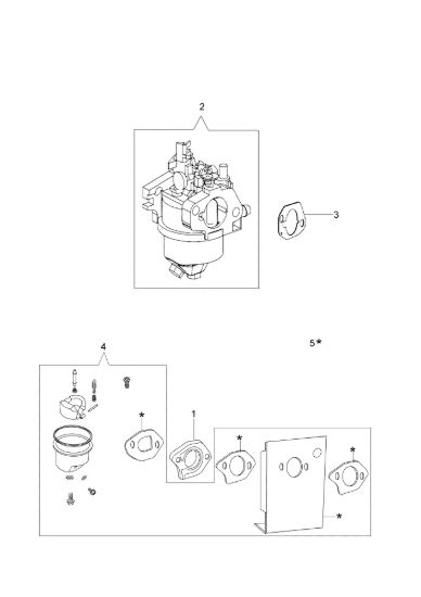 Picture of Carburatore MAX 53 PK ALLROAD ALUMINIUM (K800) (2018) Rasaerba
