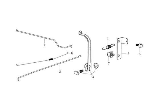 Picture of Leve di controllo GV 48 PK ALLROAD PLUS 4 (K605) EURO 5 Rasaerba