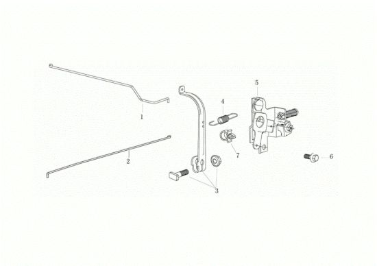 Picture of Leve di controllo MAX 48 TK ALLROAD ALUMINIUM (K655) EURO 5 Rasaerba