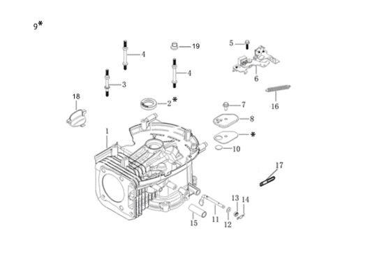 Picture of Basamento MAX 53 PK ALLROAD ALUMINIUM (K805) EURO 5 Rasaerba