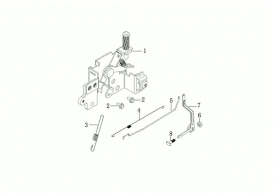 Picture of Leve di controllo G 53 TK ALL ROAD PLUS 4 (K805) EURO 5 Rasaerba