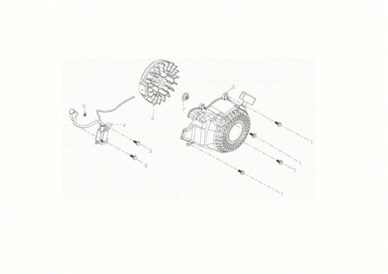 Picture of Avviamento completo MH 155 K Motozappa