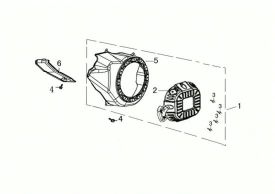Picture of Avviamento completo WB 65 (K1100 H) Trinciasamenti