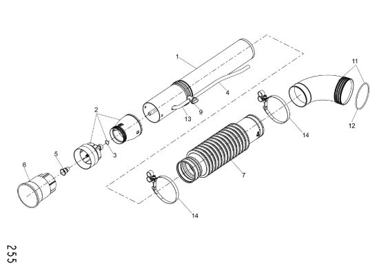 Picture of Tubo prolunga MB 900 Atomizzatore