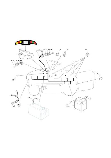 Picture of Parti elettriche OM 123/22 V Cat. 2020 Trattorino