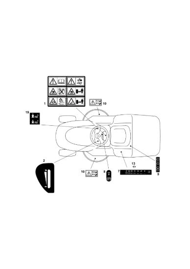 Picture of Etichette (1/2) OM 123/22 V Cat. 2020 Trattorino