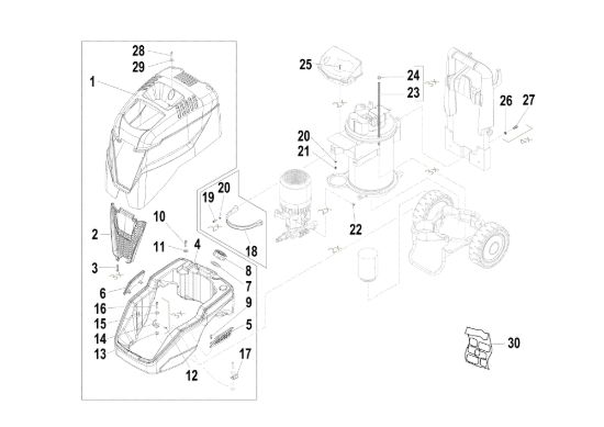 Picture of Carcassa PW 250 HC Idropulitrice