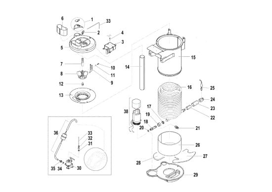 Picture of Corpo caldaia PW 250 HC Idropulitrice