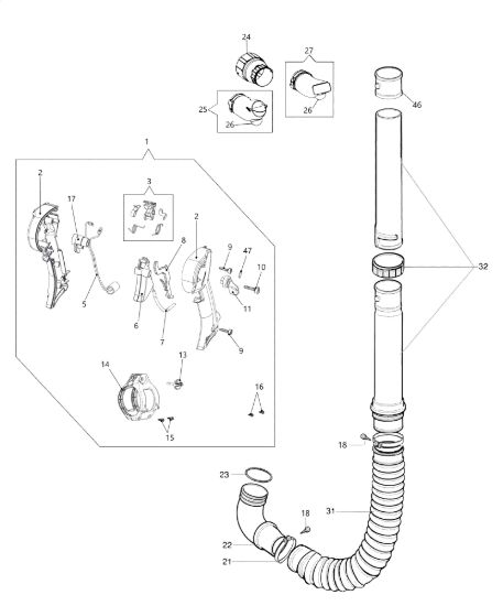 Picture of Tubo di lancio 01-2023 BV 163 Soffiatore