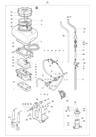 Picture of Kit trasformazione da soffiatore ad atomizzatore BV 163 Soffiatore