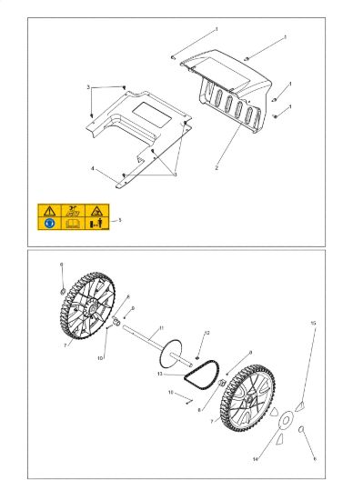 Picture of Ruote posteriori DEB 518 Sfalciatutto