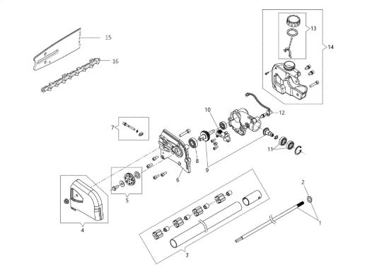 Picture of Potatore Applicazione (Potatore) BCH 250 D